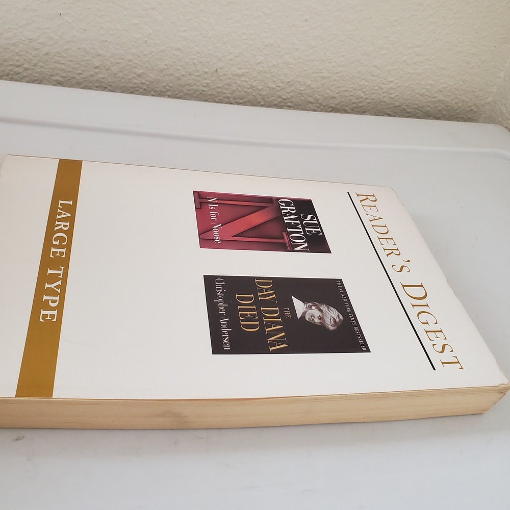 Reader's Digest Large Type N Is for Noose Sue Grafton The Day Diana Died 2000 - Picture 4 of 11